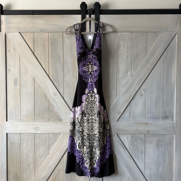 Dresses & Skirts - Purple and Black Maxi Dress